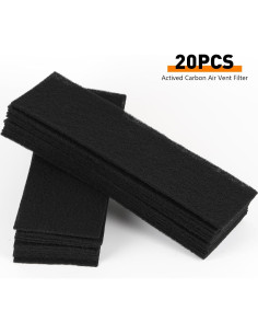 20 Filtros de Aire de Carbón Activado MODIGT 30x10cm 2