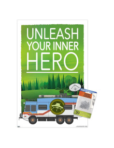 Póster de Pared Ben 10 Trends International 37.4x56.7cm con Chinchetas