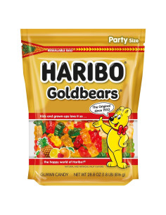 HARIBO Goldbears Gummy 816g Bolsa Reutilizable Sabores Variados