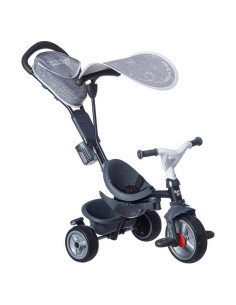 Triciclo Smoby Baby Driver Comfort 3 en 1 - Gris
