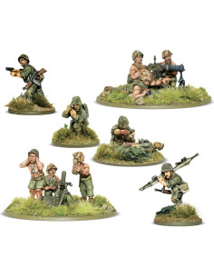 Grupo de Apoyo USMC Warlord Games Bolt Action 1/56 2