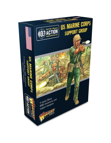 Grupo de Apoyo USMC Warlord Games Bolt Action 1/56