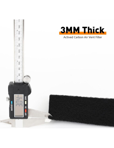 20 Filtros de Aire de Carbón Activado MODIGT 30x10cm