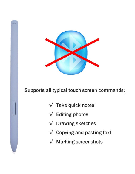 S Pen Reemplazo Azul para Samsung Galaxy Tab S10 FE + 5 Puntas
