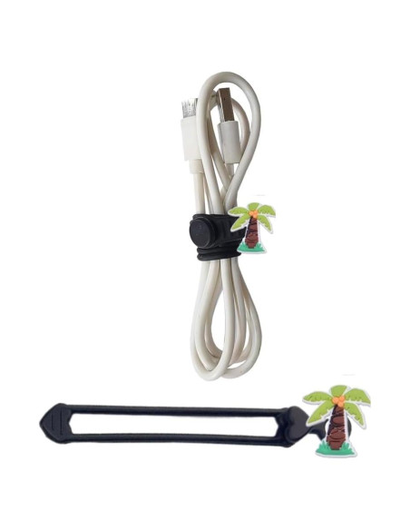 Correas de Silicona LABS LINE para Organizar Cables 10.8cm