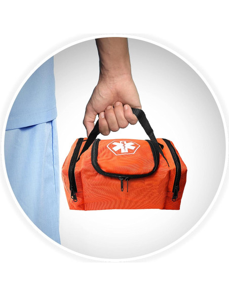 Bolsa de Trauma Médica ASA TECHMED Naranja 26.67x20.32x12.7 cm