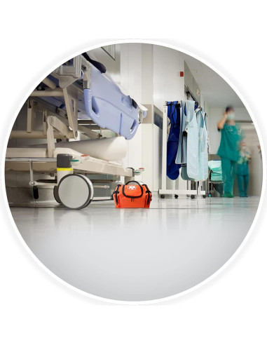 Bolsa de Trauma Médica ASA TECHMED Naranja 26.67x20.32x12.7 cm