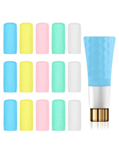 15 Fundas de Silicona Kifmurase para Botellas de Viaje