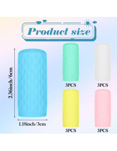 15 Fundas de Silicona Kifmurase para Botellas de Viaje 2