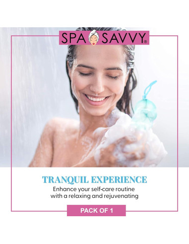 Esponja de Ducha Exfoliante Donnamax Verde 35.88x8.30cm