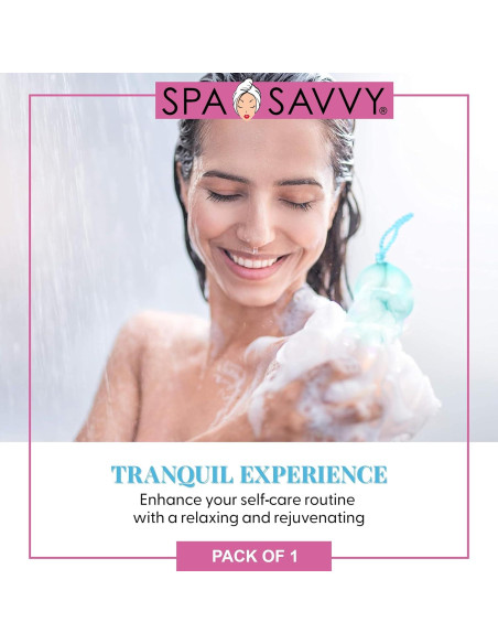 Esponja de Ducha Exfoliante Donnamax Verde 35.88x8.30cm