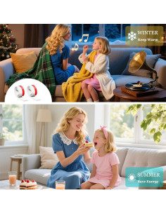 Tapón de Corrientes de Aire para Puerta WYCWYQDR 198cm Blanco 2