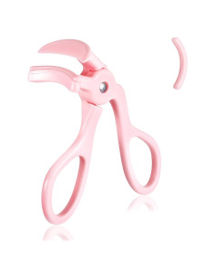 Rizador de Pestañas Mini Tucnoeu Rosa con Almohadilla de Silicona