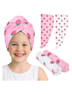 Toalla de Microfibra para Cabello Unicorn Castle 2Pack Rosa