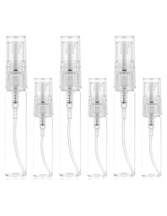 6 Botellas de Spray Rellenables Aysatogc 5ml y 10ml Vidrio