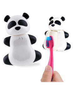 Soporte de Cepillo de Dientes Flipper Panda - Ventosa - Niños