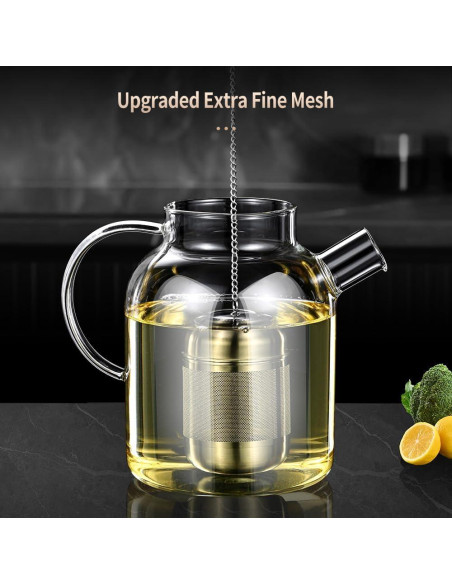 Infusor de Té Reutilizable BOMANSI BOMS Acero Inoxidable 316 Grande