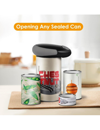 Abrelatas Eléctrico Automático Genérico 60W Negro Ergonomico