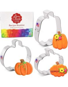 Cortadores de Galletas Calabaza Ann Clark Set 3 Piezas 2