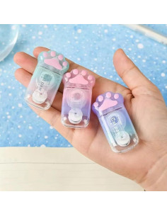 6 Cintas de Corrección Mini ZQTSANKESL Diseño Patita de Gato 2