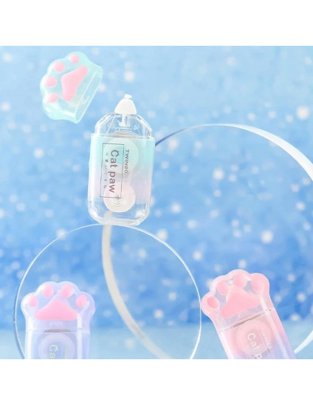 6 Cintas de Corrección Mini ZQTSANKESL Diseño Patita de Gato