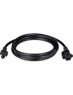 Cable de Extensión Amazon Basics 1.83 m 13A Negro 2