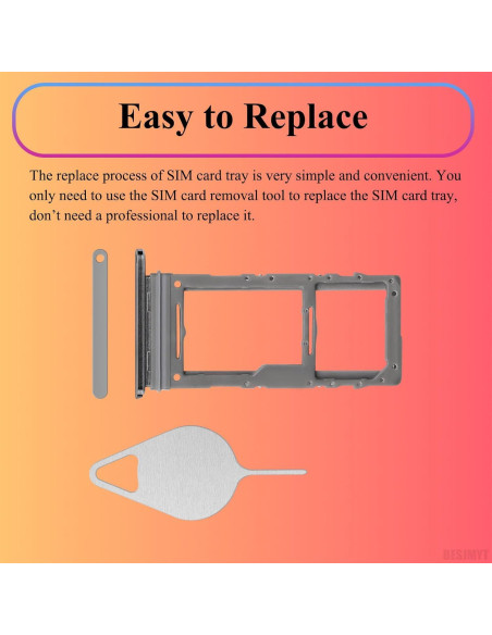 Bandeja SIM Reemplazo Samsung Galaxy Note 10 Plus 5G Aura Glow