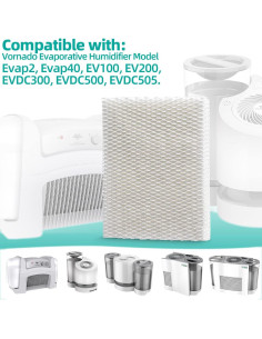 Filtros de Repuesto MD1-0034 Alocs para Humidificador Vornado 2