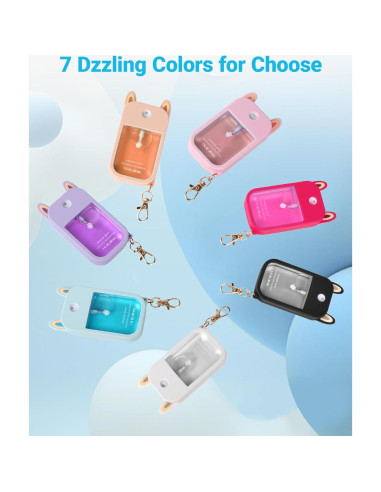 Funda de Silicona Hovmvtee 30 ml con Orejas Lindas Negra