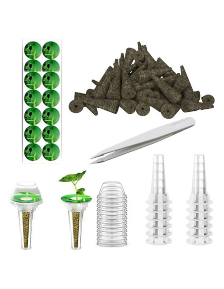 Kit de 64 Piezas Haligo para Cultivo Hidropónico - Semillas