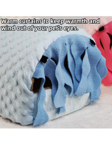 Cama para Pequeños Animales Sin Fondo Copfeu Azul Mediano