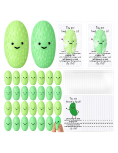 Set de 25 Pelotas Antiestrés Pepinillo HyDren con Marcadores