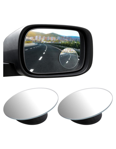 Espejo de Punto Ciego Piriuuo 5.1cm Ajustable Autoadhesivo