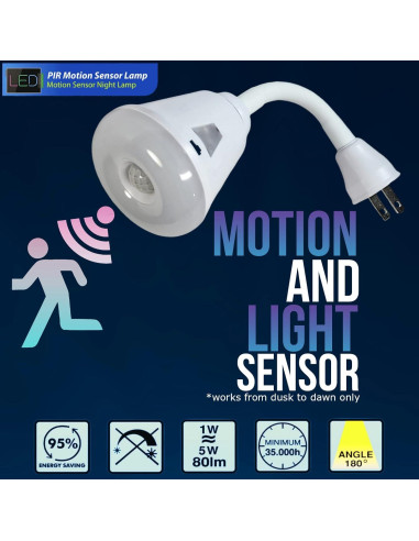 Sensor de Movimiento Luz LED 6W MaxFagell SX-700 6500K