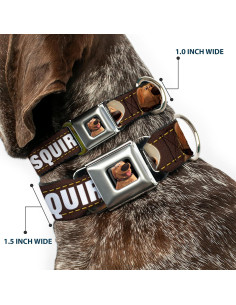 Collar de Perro Buckle-Down Dug 3 Poses 15-66 cm Marrón Amarillo Blanco 2