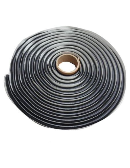 Cinta Selladora de Butilo Akexermu 4m Caucho Negro Automotriz