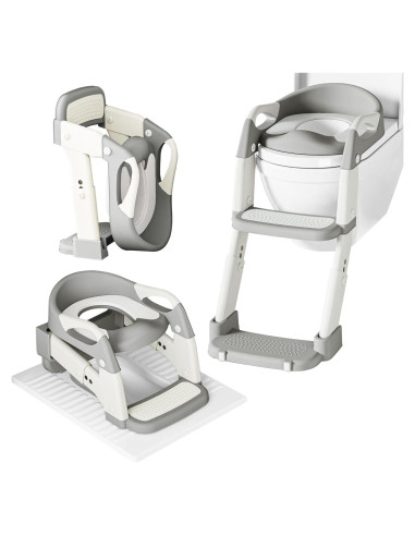 Asiento de Entrenamiento para Baño 3 en 1 WAAYAA Ajustable