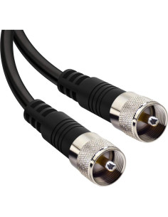 Cable Coaxial RG8x 0.3m PL259 - Paquete de 2 - RFAdapter 2