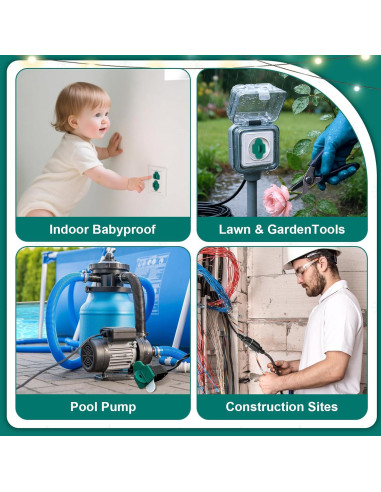 Juego de 20 juntas y cubiertas a prueba de agua TTQ