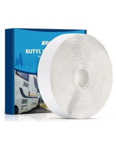 Cinta Selladora de Butilo Kohree Blanca 0.32 cm x 1.9 cm x 9.14 m