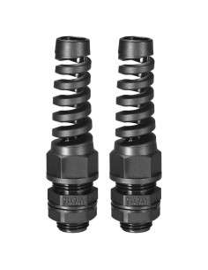 Conector de Cable M16 uxcell IP68 Impermeable 6-10mm 2 Pcs