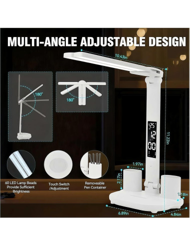 Lámpara de Escritorio LED CHICRAYS PRO ONE 2025 3 Niveles Brillo