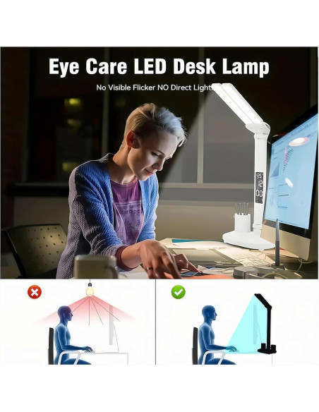 Lámpara de Escritorio LED CHICRAYS PRO ONE 2025 3 Niveles Brillo