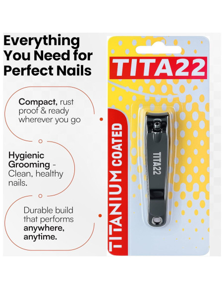 Cortauñas TITA22 Titanio Ultra Afilado 15.19cm