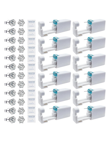 Kit de Perforación de Orejas Autdor 36Pcs - Incluye Pistolas y Studs