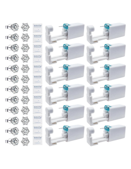 Kit de Perforación de Orejas Autdor 36Pcs - Incluye Pistolas y Studs