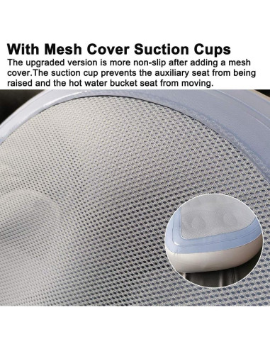 Cojín Inflable Aumentador para Jacuzzi Just E Joy Azul