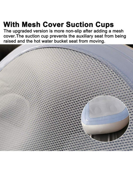 Cojín Inflable Aumentador para Jacuzzi Just E Joy Azul