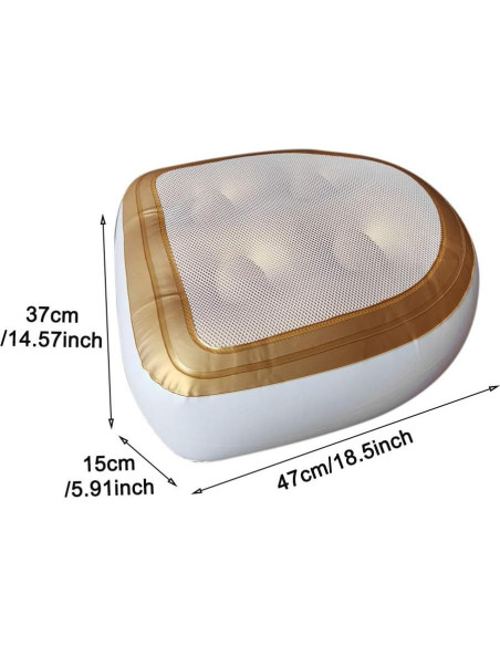 Cojín Inflable Aumentador para Jacuzzi Just E Joy Azul