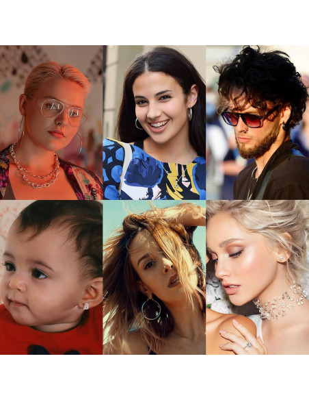 Kit de Perforación de Orejas Autdor 36Pcs - Incluye Pistolas y Studs